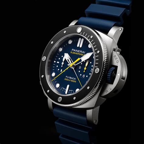 panerai watch 47mm gold submersible.